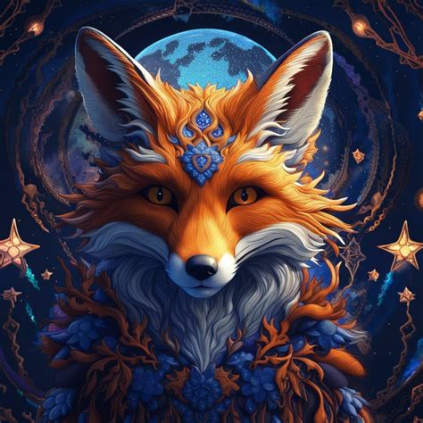 Moon Fox Ai Generated Artwork Nightcafe Creator