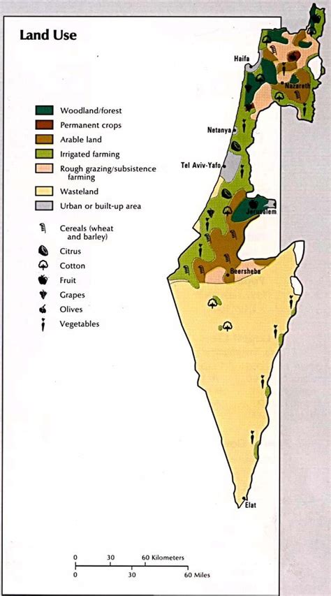 Mapa Izraela Geograficzna Topograficzna Turystyczna Samochodowa I