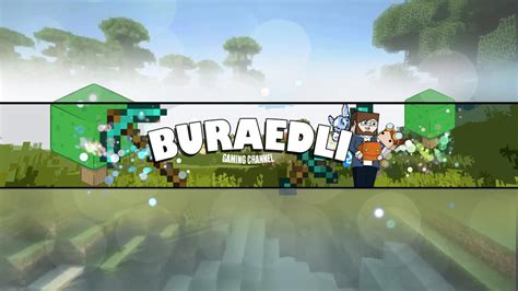 Youtube Banner Minecraft By Buraedli On Deviantart