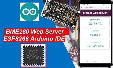 Bme280 Web Server With Esp8266 Nodemcu Weather Station