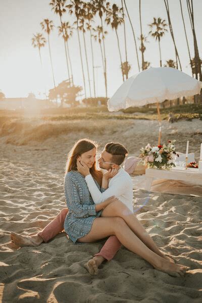 romantic picnic engagement rosewood miramar beach