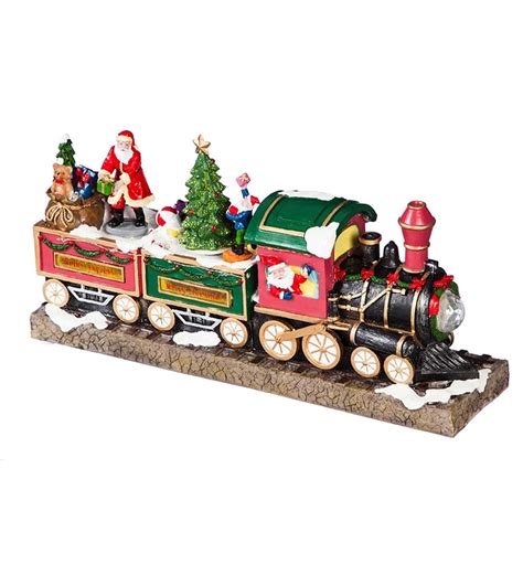 Led Musical Christmas Train Decor Wind And Weather