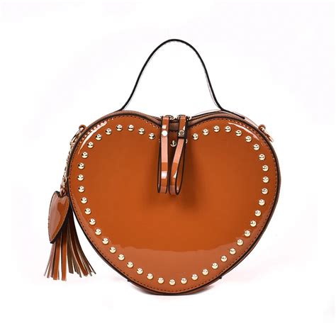 2018 New Fashion Totes Heart Shaped Luxury Handbags Women Bags Design