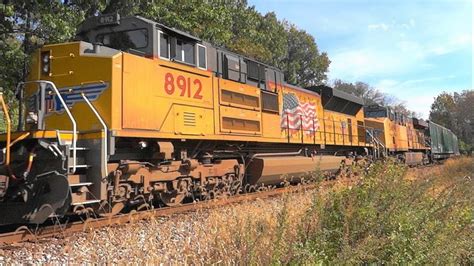 Union Pacific Emd Sd Ah On Csx Q Mixed Freight Youtube