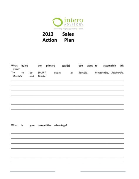 32 Sales Plan And Sales Strategy Templates Word And Excel