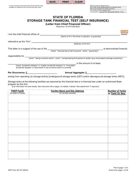 Maybe you would like to learn more about one of these? DEP Form 62-761.900(3) Part A Download Fillable PDF or Fill Online Storage Tank Financial Test ...