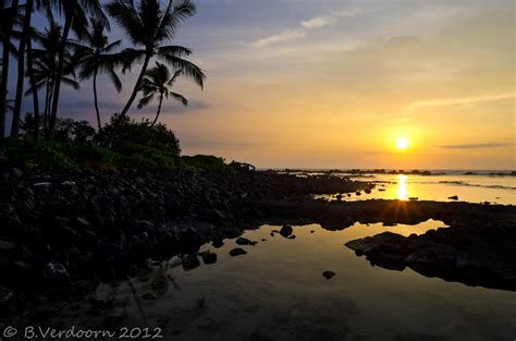 Kona Coast Sunset Big Island Hawaii February Flickr