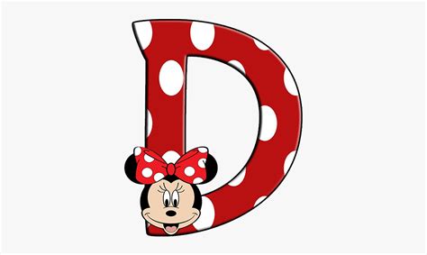 Alphabet Letter Clip Art Minnie Mouse Letter D