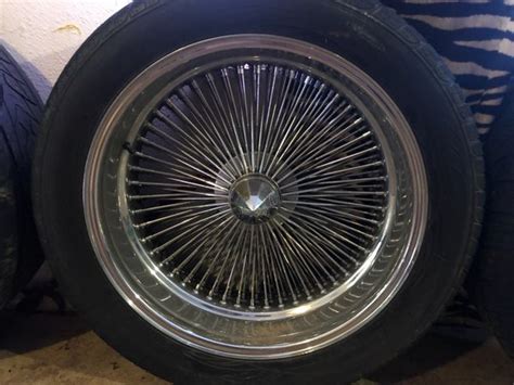 22 Deep Dish Og Wire Wheels Lowrider Dayton Spoke Rims For Sale In