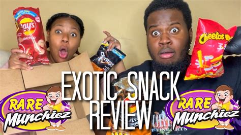 Rare Munchiez Exotic Snack Review Part 1 Youtube