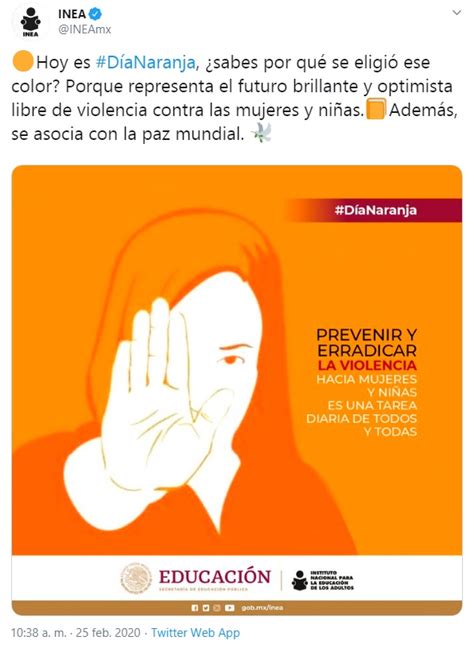 ¿qué Es Y Por Qué Se Celebra El Día Naranja El 25 De Cada Mes Mujer México