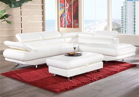 Here are 4 tips for getting your living room springtime ready: Shop for a Salerno White Blended Leather 5 Pc Sectional Living Room at Rooms To Go. Find Living ...