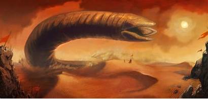 Dune Sandworm Nathanrosario Deviantart Worm Arrakis Sign