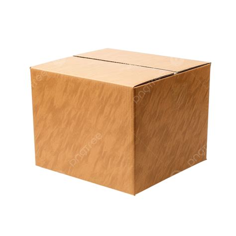 Isolated Cardboard Box Cardboard Box Isolated Png Transparent Image