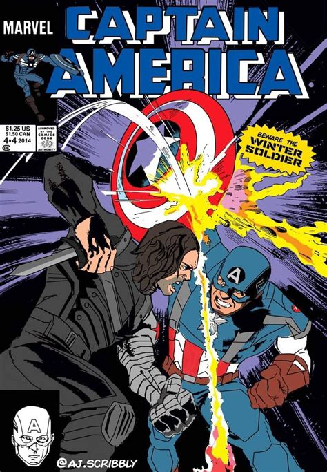 Captain America The Winter Soldier Marvel Comics Vintage Marvel