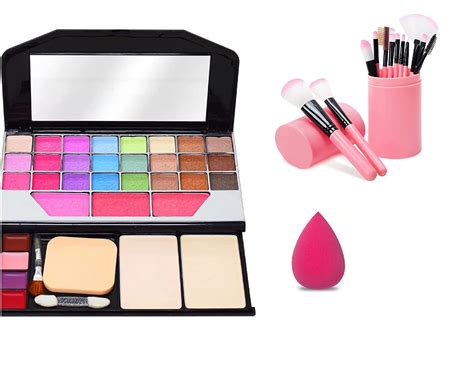 Face Makeup Combo Tya 6155 Makeup Kit Set Of 10 Pcs Makeup Brush Set