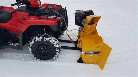 Snow Blower Atv Utv Snow Blower Review Atv Illustrated Tips On