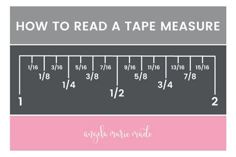How To Read A Tape Measure The Easy Way And Free Printable Angela