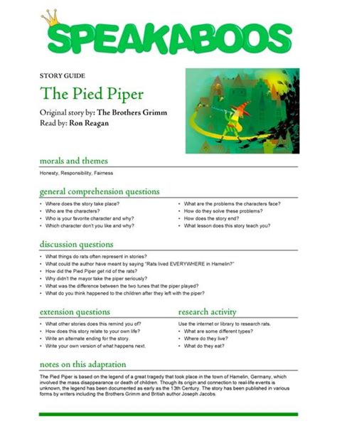 The Pied Piper Of Saipan Worksheet Answers