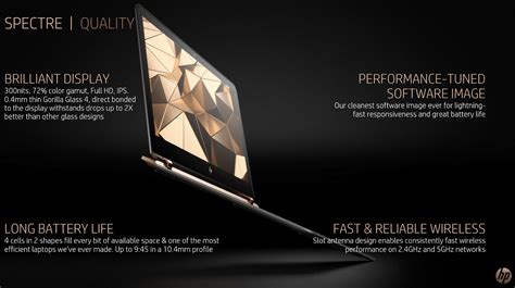 Hp Unveils Spectre The Worlds Thinnest Laptop