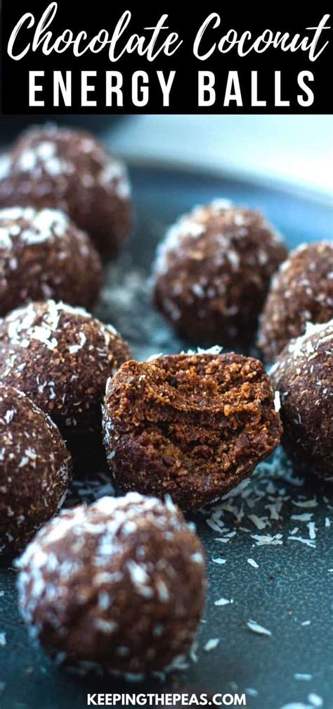 Chocolate Coconut Date Balls Vegan And Gluten Free Keeping The Peas