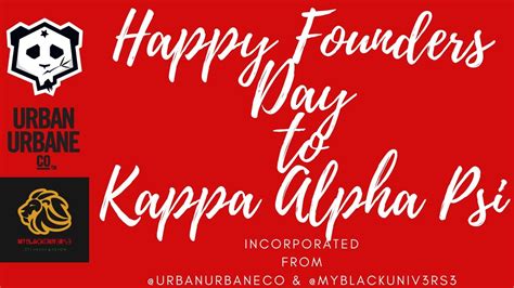 Happy Founders Day Kappa Alpha Psi YouTube
