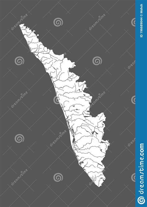 Congress, kerala congress, cpm, and cpi are the main political parties. Map Of Kerala With Lakes And Rivers Stock Vector - Illustration of asia, kabani: 196689044