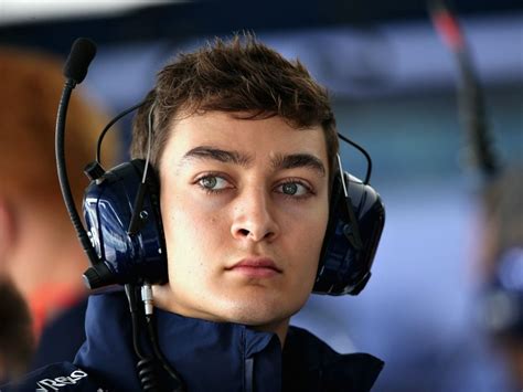 His height is 1.85 m and weight is 70 kg. George Russell fears 'no-one' ahead of rookie season | PlanetF1