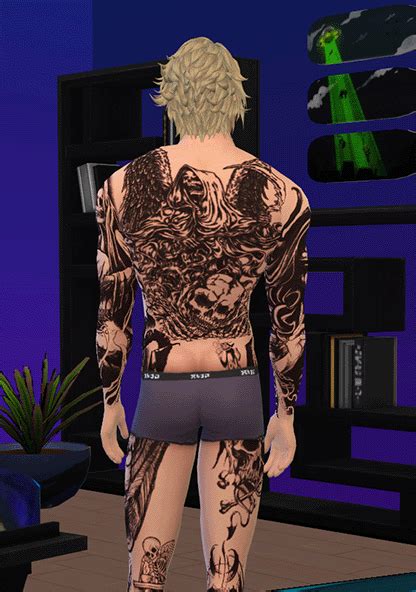 Full Body Tattoo January 2023 Part 2 The Sims 4 Create A Sim Curseforge