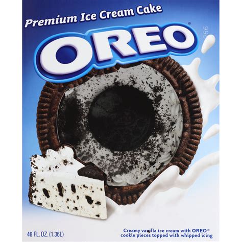 Carvel Oreo Premium Ice Cream Cake Made With Oreo Cookies And Vanilla