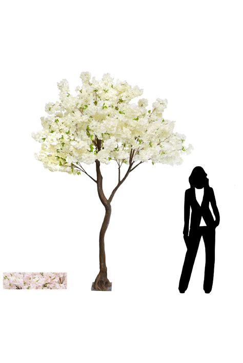 Artificial Cherry Blossom Tree Large 28m Pink Or Cream