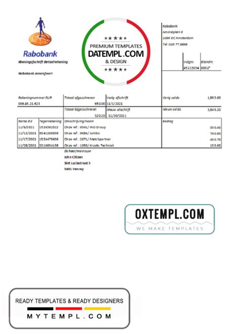 Usa Truist Bank Statement Template In Xls And Pdf File Format