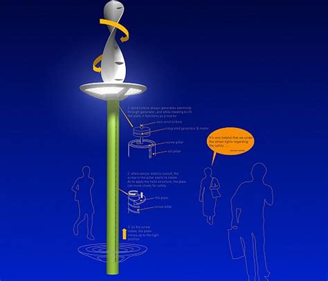 Double Life Concept Wind Powered Streetlight Doubles As A Bench Ecofriend
