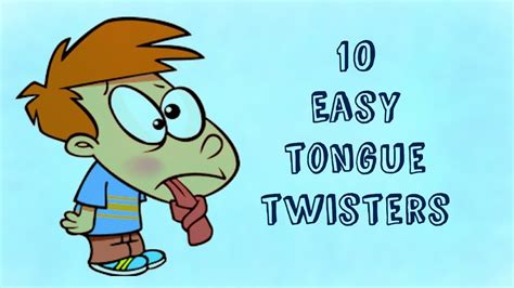 Easy Tongue Twisters In English For Students Germany Kapas