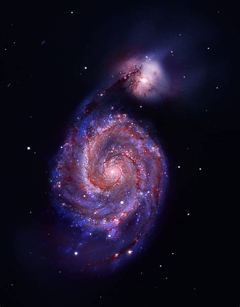 M51 Whirlpool Galaxy Wyoming Stargazing