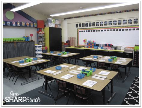 Classroom Reveal And First Day Freebies One Sharp Bunch