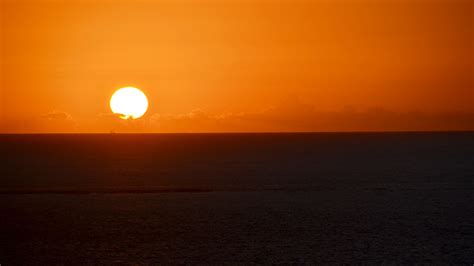 Sunset From Costa Adeje Tenerife Lb