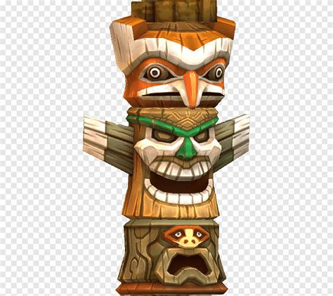 Totem Cartoon Tiki M Outdoor Structure Fictional Character Png Pngegg