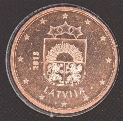 Latvia 1 Cent Coin 2015 Euro Coinstv The Online Eurocoins Catalogue