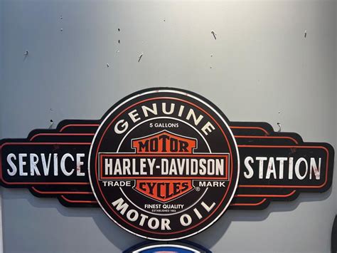 Large Harley Davidson Wall Sign John Cowell Limited