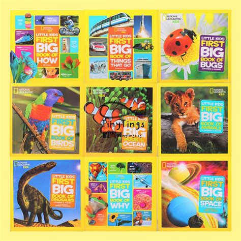 National Geographic Little Kids First Big Book Set Of 9 Hobbies