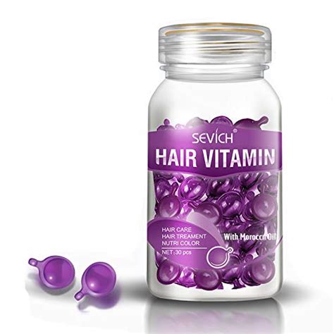 Pop open a vitamin e capsule and squeeze out the liquid onto your clean palms. Amazon.com: SEVICH Hair Vitamin Serum Capsule - 2020 New ...