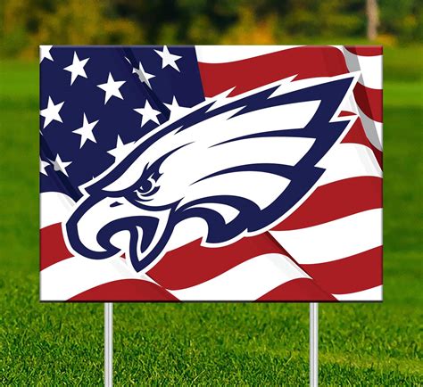 Philadelphia Eagles Patriotic Yard Sign