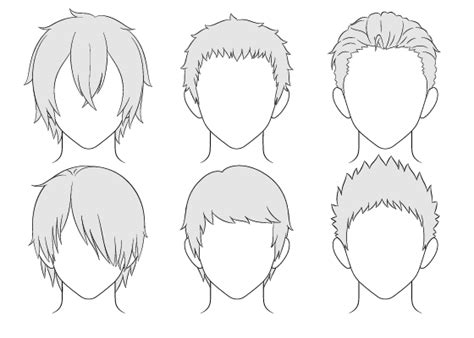 How To Draw Male Anime Hair Step By Step