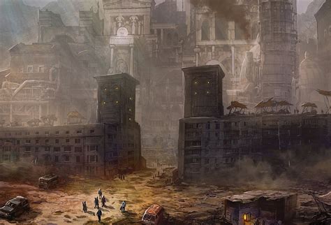 Post Apocalyptic Citadel By Danillovesfood On Deviantart Scifi Fantasy