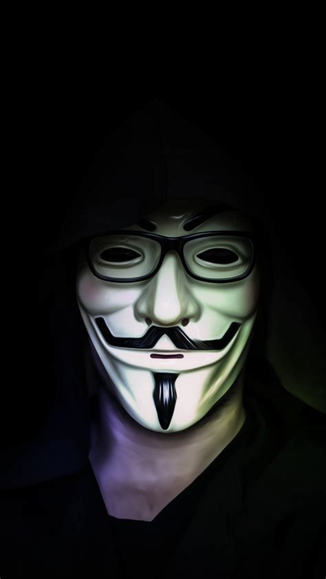 750x1334 Anonymous Mask Student Iphone 6 Iphone 6s Iphone 7 Wallpaper