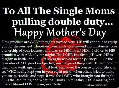 Religious Mother S Day Quote For Single Moms Single Mom Sayings Single Mom Meme Single Mother