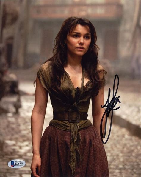 Samantha Barks Les Miserables Signed 8x10 Photo Certified Authentic