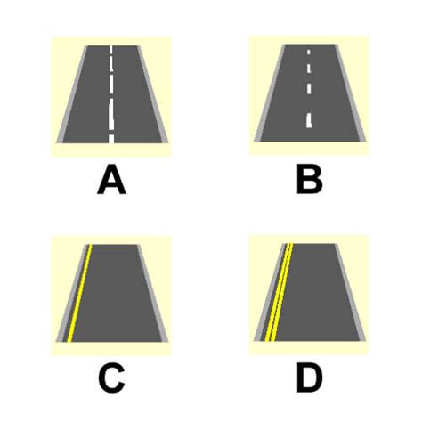 Which Diagram Shows A Hazard Warning Line Driverly