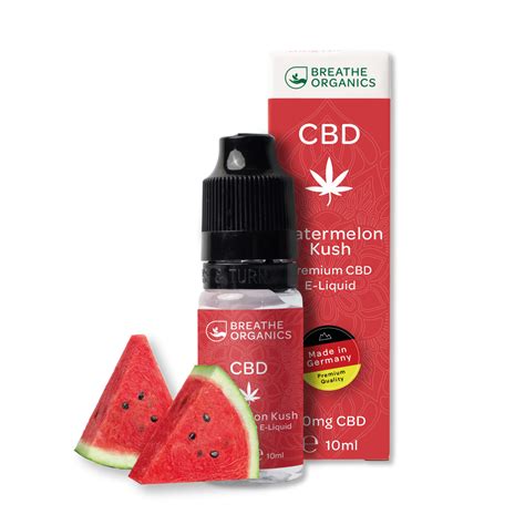 Premium Cbd Liquid Watermelon Kush Breathe Organics